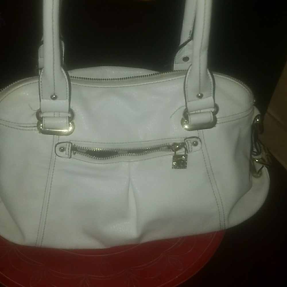 Anne Klein white satchel